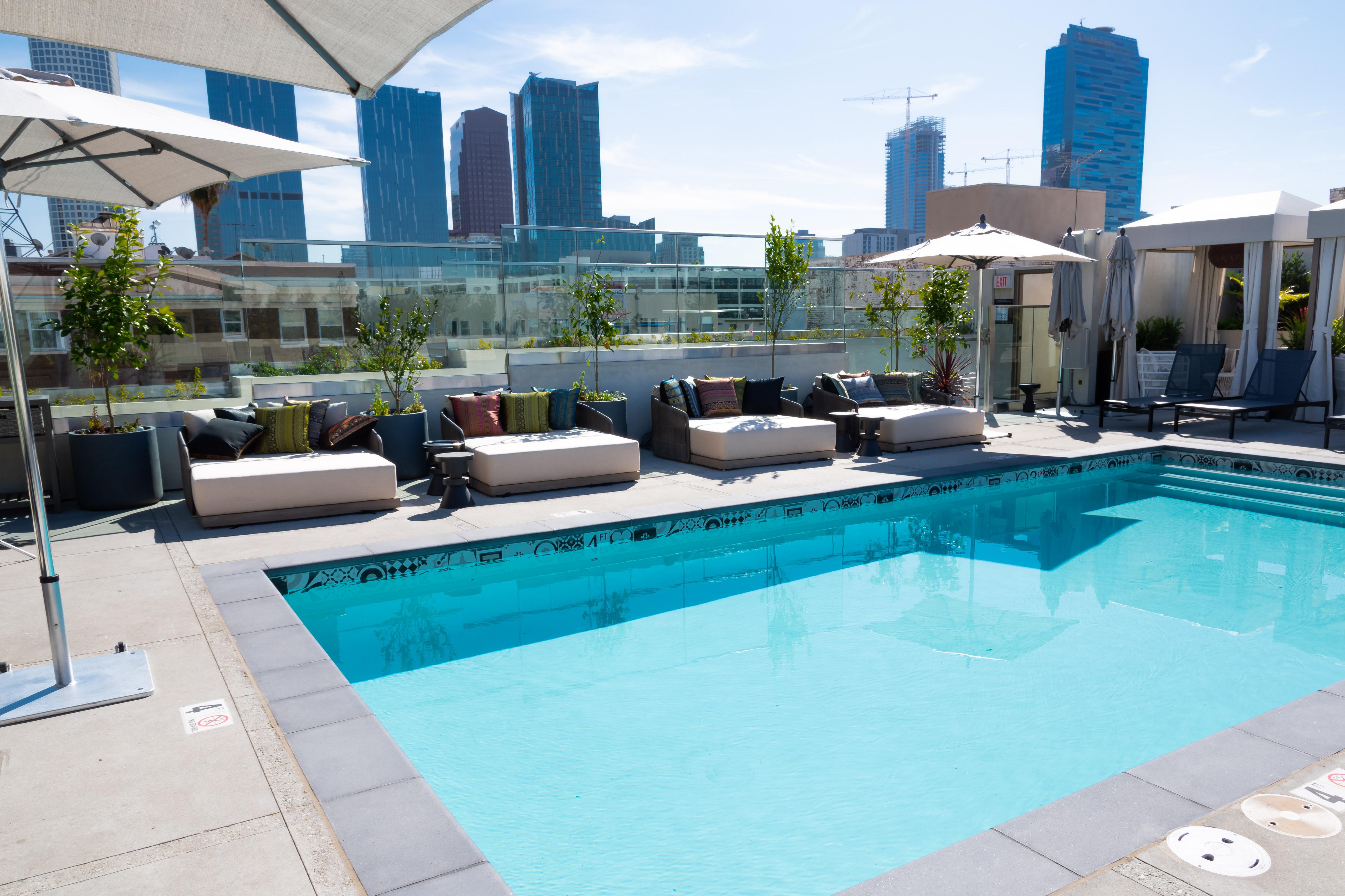 The Mayfair Hotel Los Angeles Exteriér fotografie
