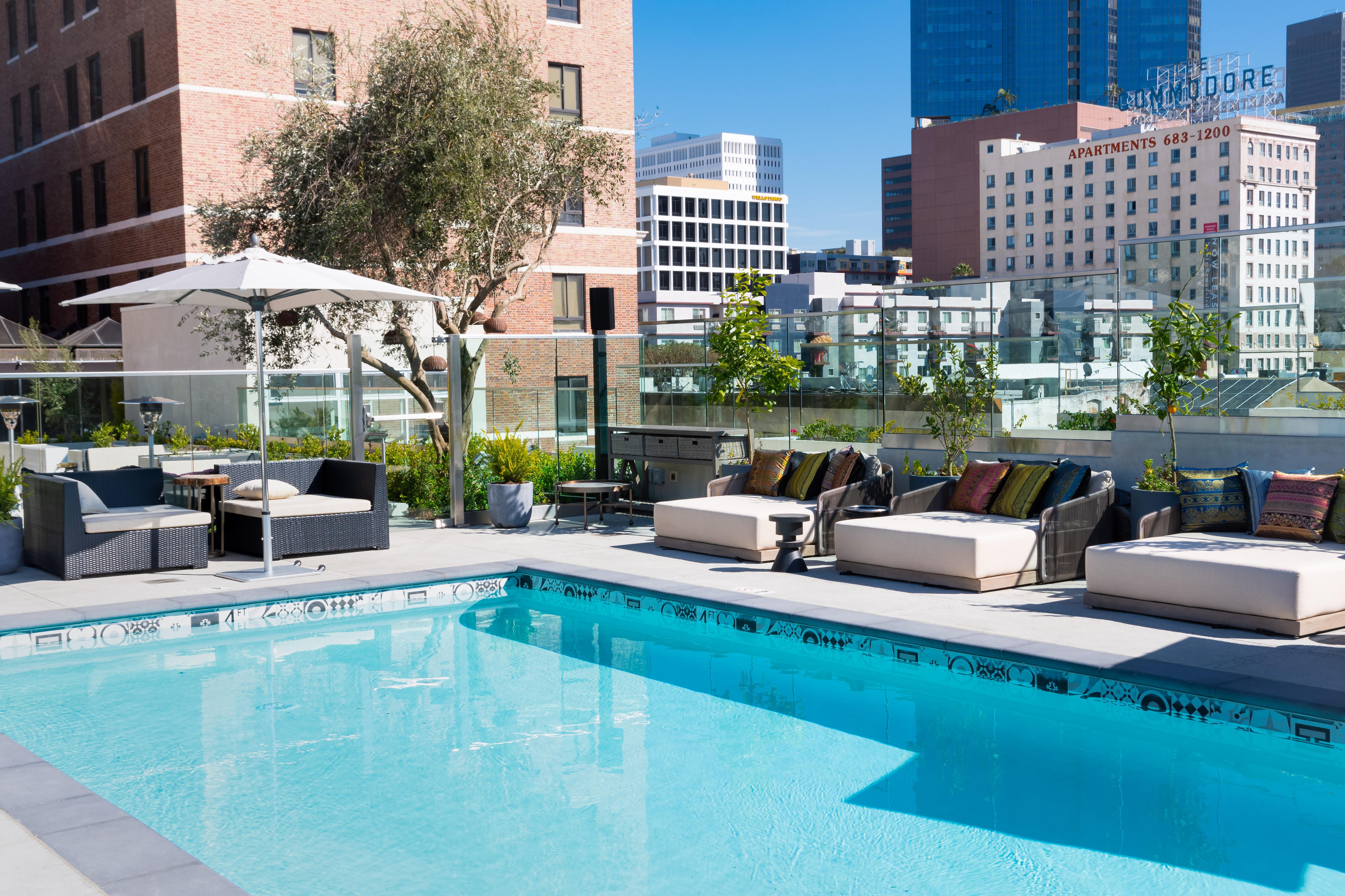 The Mayfair Hotel Los Angeles Exteriér fotografie